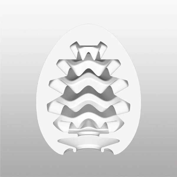 Huevo Para Masturbación Masculina Wavy  Tenga - Imagen 4
