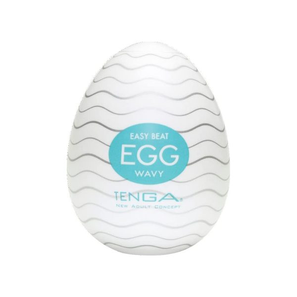 Huevo Para Masturbación Masculina Wavy  Tenga