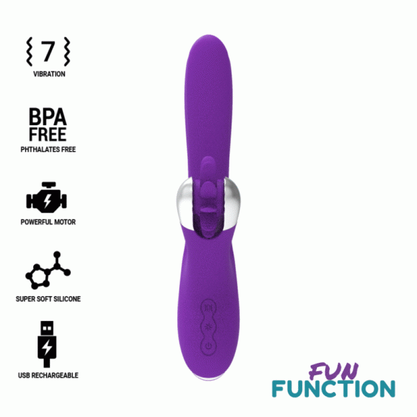 Vibrador  estimulador de vagina y clitoris - Bunny Funny - Imagen 2