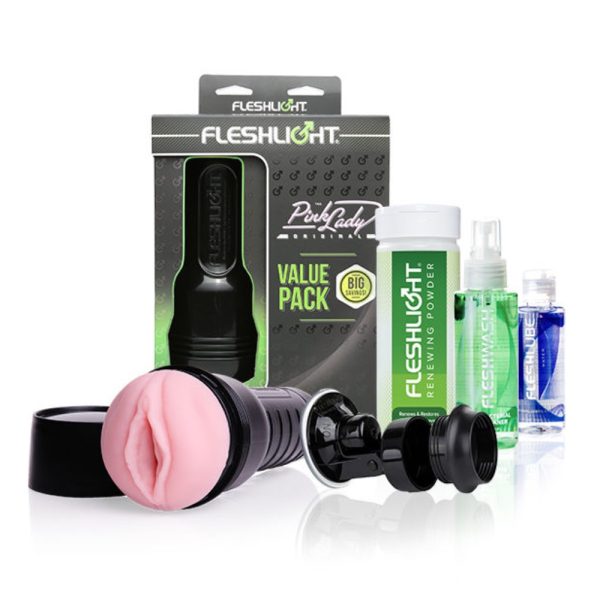 Masturbador para pene pink lady value pack - Fleshlight
