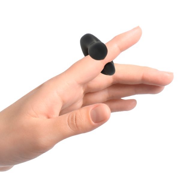 Dedal estimulador de clítoris Duckymania - Black & Silver - Imagen 3