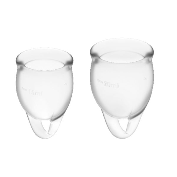 Feel confident kit de copas menstruales 15-20 ml - Satisfyer