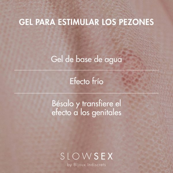Gel para estimulación de pezones efecto frío Bijoux Slow Sex - Imagen 6