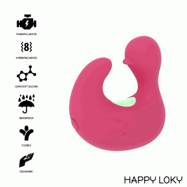 Dedal vibrador estimulador de clítoris Duckmania - Happy Loky - Imagen 3