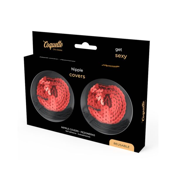 Cubre pezones rojo - Coquette Chic Desire - Imagen 2