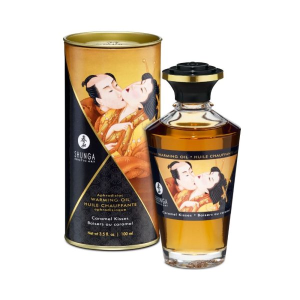 Aceite masaje efecto calor sabor Chocolate - Shunga
