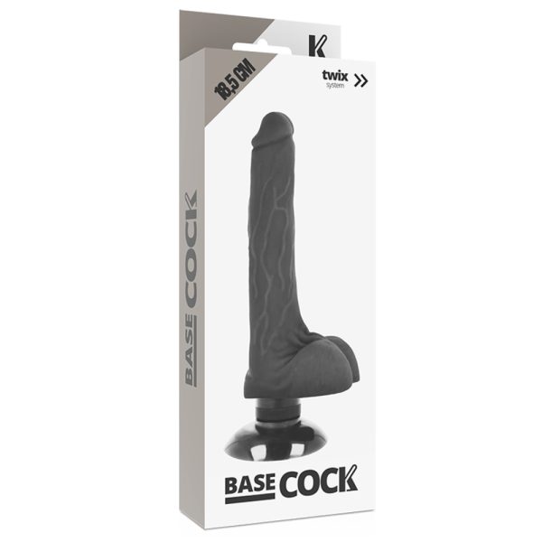 Dildo vibrador realista 18.5 cm - Base Cock - Imagen 4
