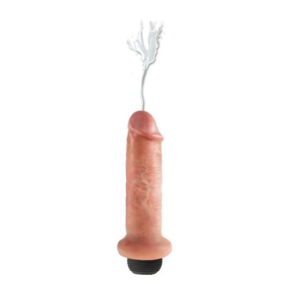 Dildo Súper Realista Squirting 17.8 cm x 5 cm | King Cock - Imagen 2