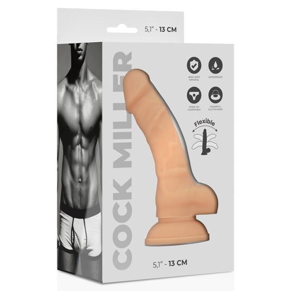 Dildo de silicona medica density cocksil articulado 13cm | Cock Miller - Imagen 2
