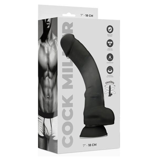 Dildo de Silicona Medica Density CockSil Articulado 18 cm Cock Miller | Flexible y Realista para Placer Personalizado - Imagen 7