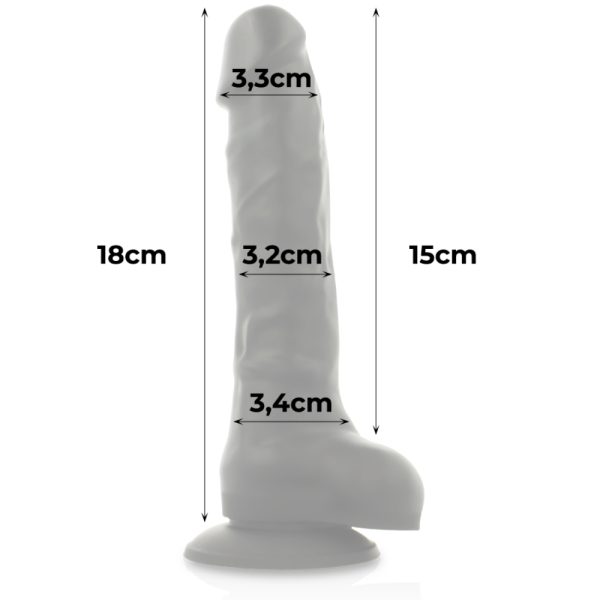 Dildo de Silicona Medica Density CockSil Articulado 18 cm Cock Miller | Flexible y Realista para Placer Personalizado - Imagen 5