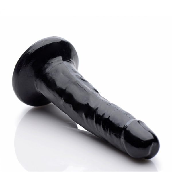 Dildo delgado textura realista 15.24 cm Black | Easy Entry