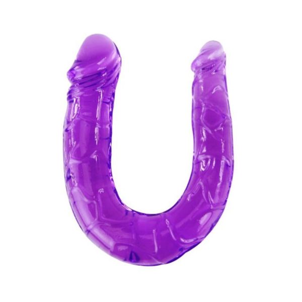 Dildo doble lila translucido double dong - Baile