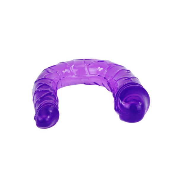 Dildo doble lila translucido double dong - Baile - Imagen 3