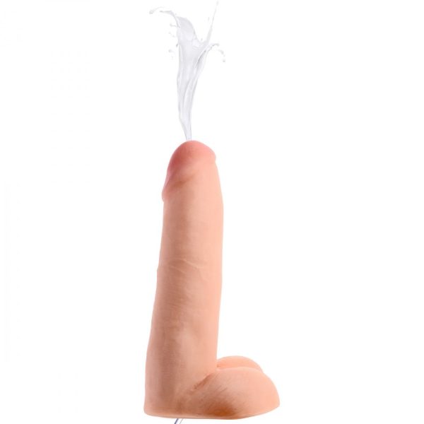 Dildo realista con emulador de eyaculación 20.32 cm - Loadz