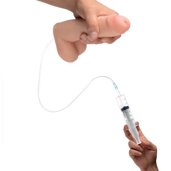 Dildo realista con emulador de eyaculación 20.32 cm - Loadz - Imagen 5