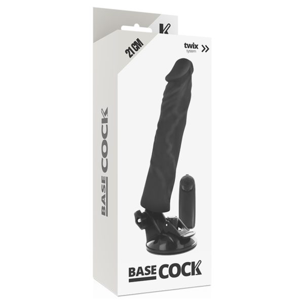 Dildo vibrador con control remoto alámbrico 21 cm - Base Cock - Imagen 2