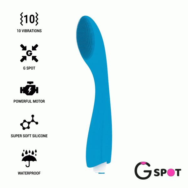 Vibrador punto G azul Turquesa Gylbert - Gspot - Imagen 3