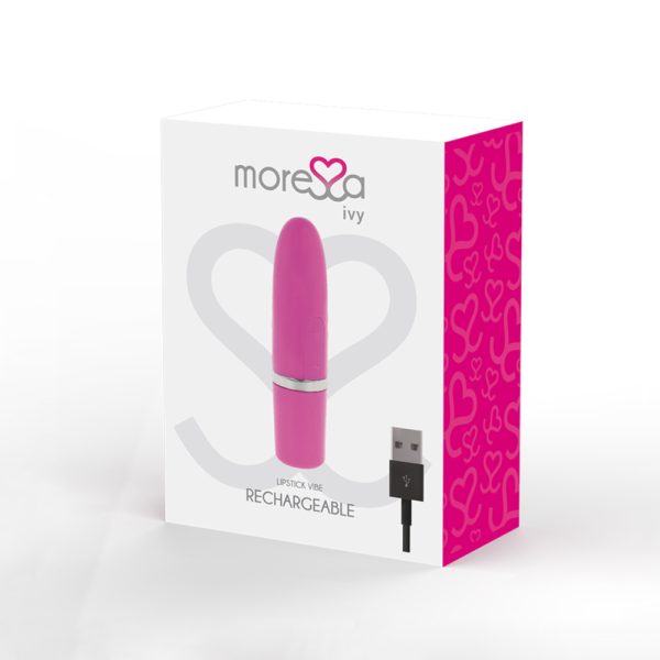 Vibrador bala estimulador viaje rosa Ivy - Moressa - Imagen 2