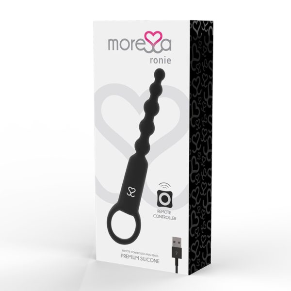 Vibrador anal control remoto Negro Ronie - Moressa - Imagen 2