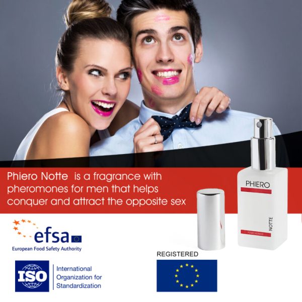 Perfume con feromonas masculino - Phiero Notte - Imagen 2