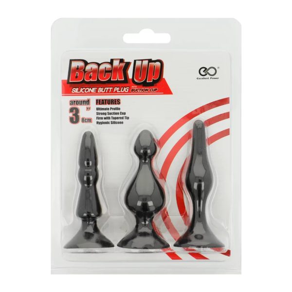Plugs anales de silicona Mini Kit - Back Up