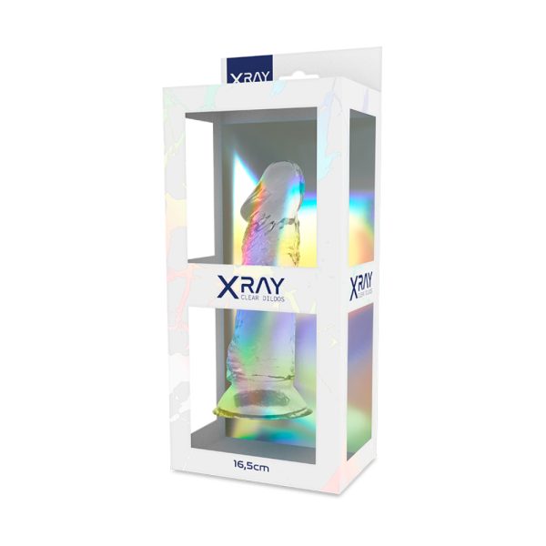 Dildo clear transparente 16.5 cm x 4 cm - X Ray - Imagen 4