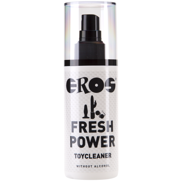 Limpiador de Juguetes Sin Alcohol Fresh Power 125ml Eros | Higiene Segura y Eficaz para tus Juguetes Íntimos