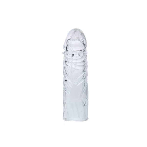 Funda lila de silicona para pene adaptable 13 cm - Baile - Imagen 2