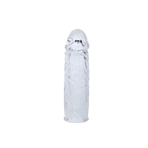 Funda lila de silicona para pene adaptable 13 cm - Baile - Imagen 4