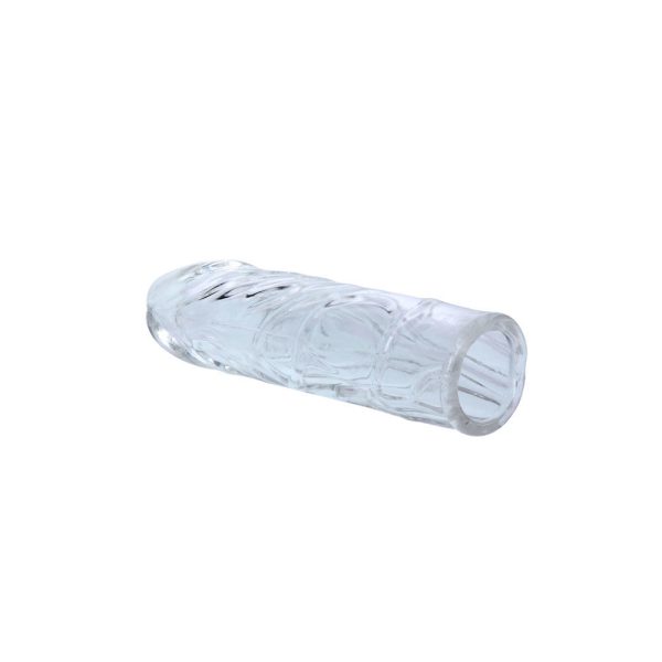 Funda lila de silicona para pene adaptable 13 cm - Baile - Imagen 5